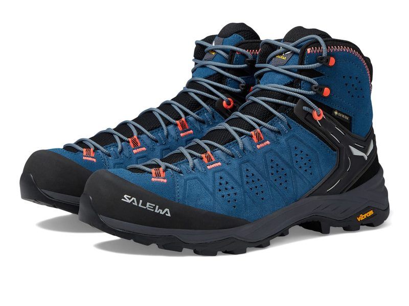 サレワ レディース シューズ スニーカー SALEWA Alp Trainer 2 Mid Java blueFluo ブルー