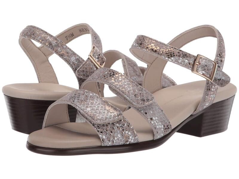 サス レディース シューズ ヒール サンダル SASavannadjustable Heeled Sandal MultiSnake Gol マルチカラー