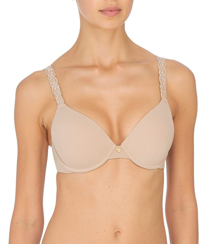 ナトリ レディース アンダーウェア ブラジャー Natori Pure Luxe Contour Underwire 732080 Cafe