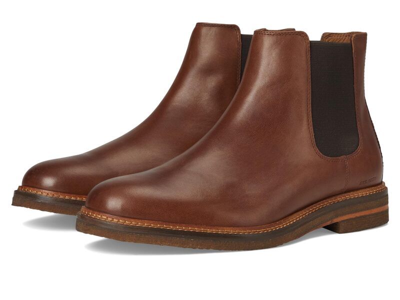ジョンストンアンドマーフィー メンズ シューズ ブーツ・レインブーツ チェルシーブーツ チェルシー Johnston Murphy Calder Chelsea Boots Mahogany Full G
