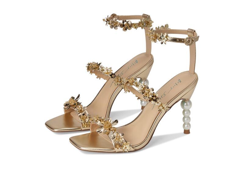 ブルーバイベトシージョンソン レディース シューズ ヒール サンダル Blue by Betsey Johnson Lorra Heeled Sandals Light Gold ゴールド