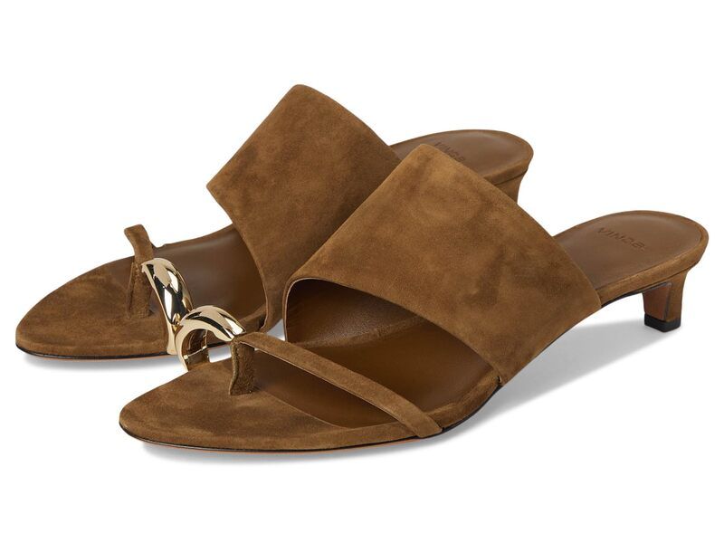 ヴィンス レディース シューズ ヒール サンダル Vince Suzie Slide Sandals Elmwood