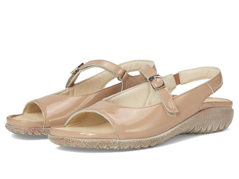 ナオト レディース シューズ サンダル Naotoka Camel Crinkle P キャメル