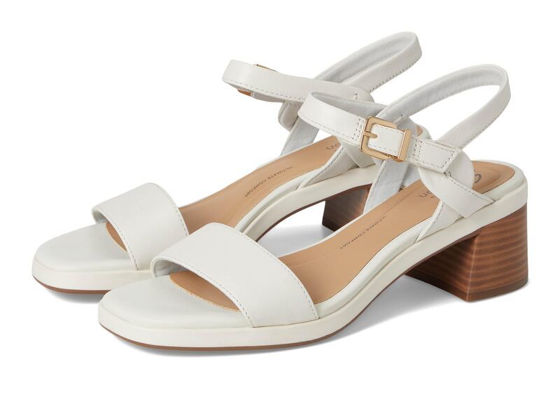 クラークス レディース シューズ ヒール Clarks Jaylan Ray Off White Leath オフホワイト