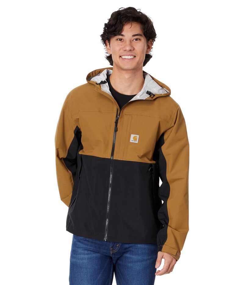 カーハート メンズ アウター コート リラックスフィット ジャケット Carhartt Storm Defender Relaxed Fit Lightweight Packable Jacket Carhartt Brown ブラウン