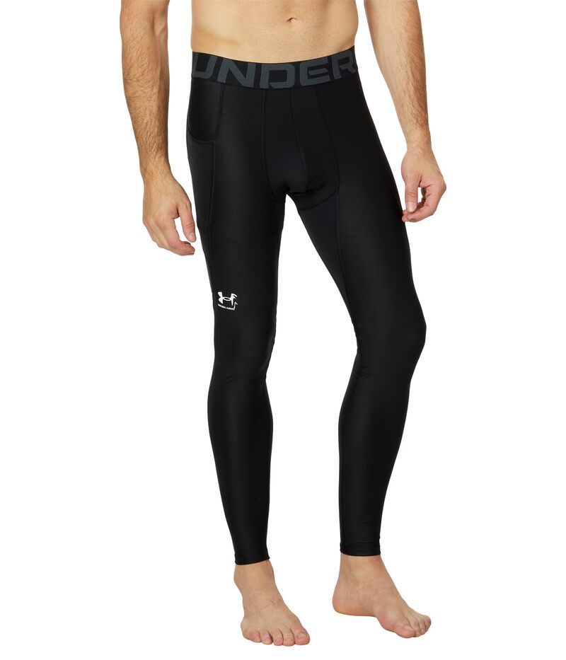 アンダーアーマー メンズ ボトムス カジュアルパンツ レギンス Under Armour HeatGearmour Leggings BlackPitch Gra ブラック