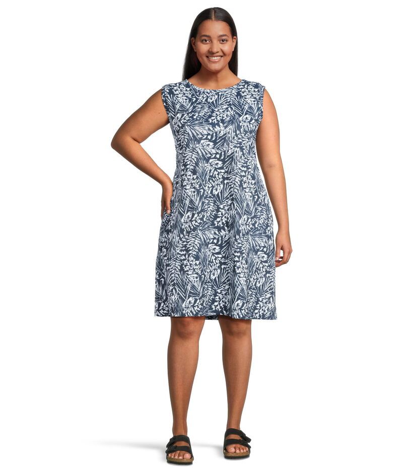 コロンビア レディース トップス ワンピース プラスサイズ Columbia Plusize Freezer Tank Dress Collegiate Navy Serenoa Tonal ネイビー