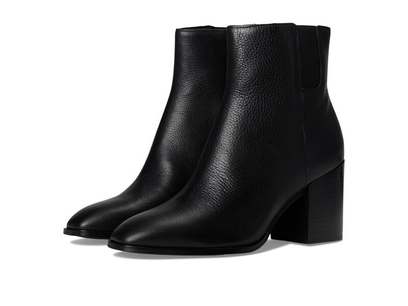バイオニック レディース シューズ ヒール ブーツ VIONIC Vynn Zip Short Boots Black Leather ブラック
