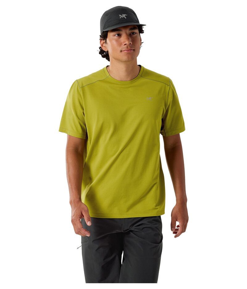 アークテリクス メンズ トップス シャツ Arcteryx Cormacrew Short Sleeve Olive Moss Heather ヘザー