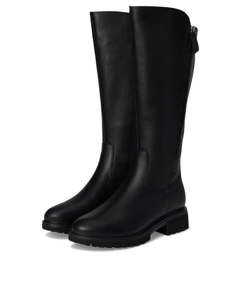 ロックポート レディース シューズ ブーツ・レインブーツ Rockport Ivette Wide Calf Black Leather ブラック