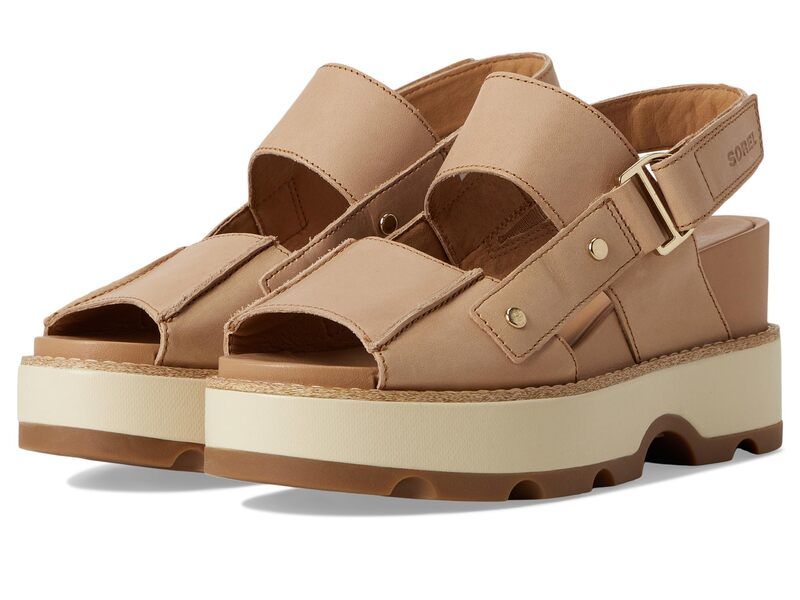 ソレル レディース シューズ ヒール サンダル SOREL Joanie Iv Sandals Wedge Honest BeigeGum ベージュ