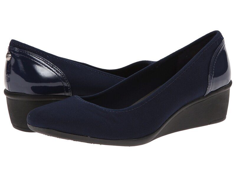 アンクライン レディース シューズ ヒール Anne Klein Sport Wisher Navy ネイビー