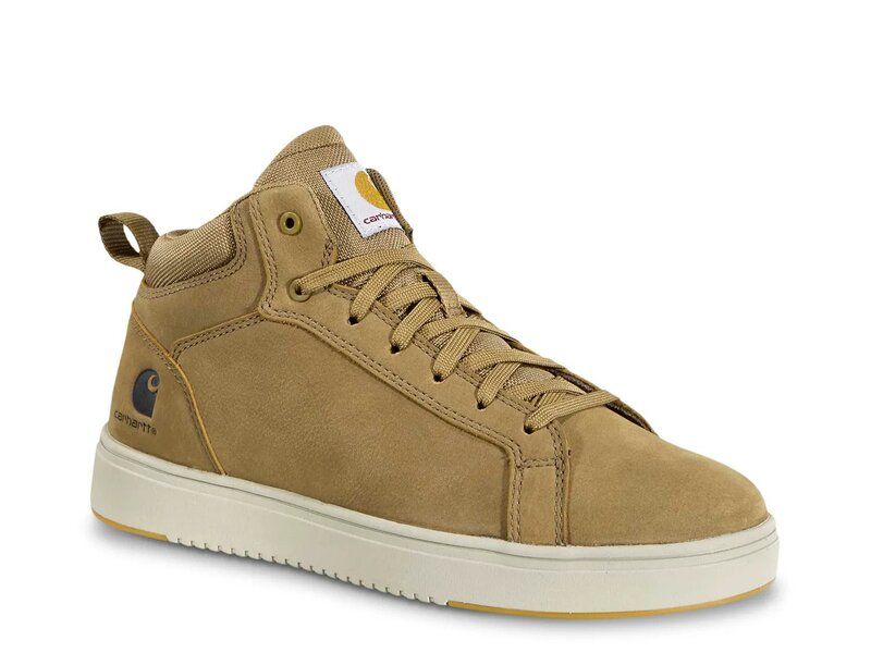 カーハート メンズ シューズ スニーカー Carhartt Detroit MidTop SlipResistant Work Sneaker Mens Taupe トープ