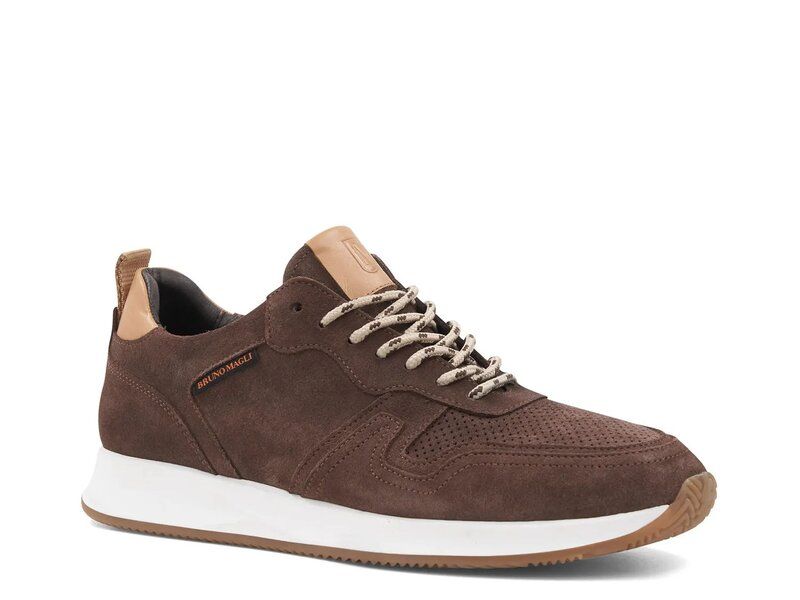 ブルーノマグリ メンズ シューズ スニーカー キャップ Bruno Magli Capri Sneaker Dark Brown ブラウン