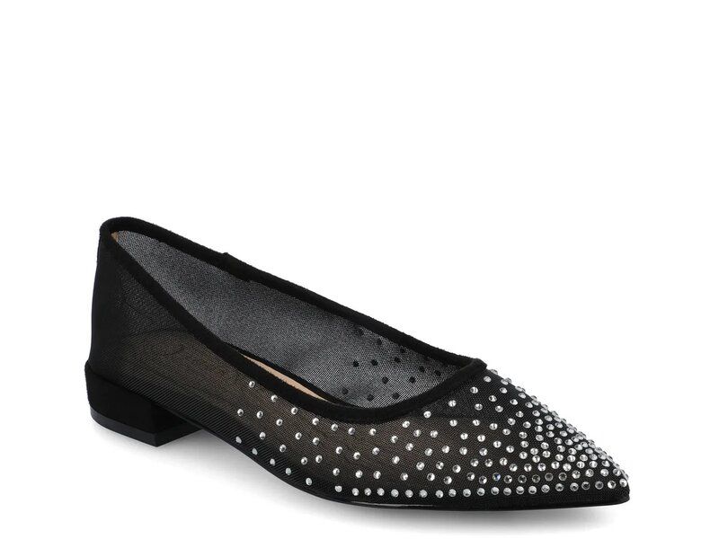 ジャーニー レディース シューズ パンプス Journee Gracelynn Flat Black ブラック