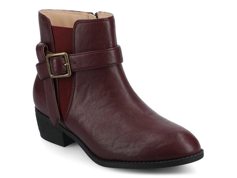 ジャーニー レディース シューズ ブーツ・レインブーツ Journee Devina Bootie Red レッド