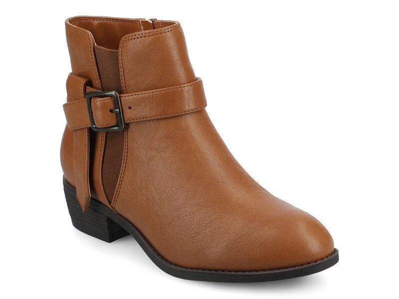 ジャーニー レディース シューズ ブーツ・レインブーツ Journee Devina Bootie Dark Brown ブラウン