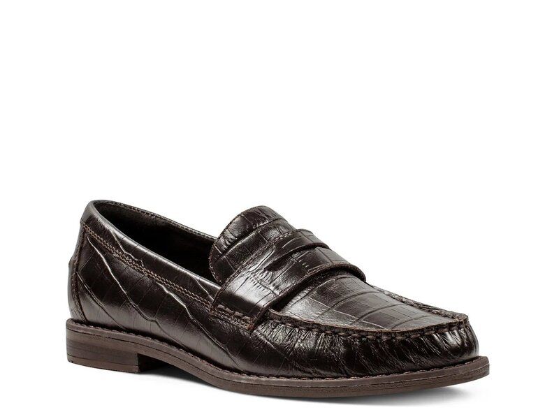 ロックポート レディース シューズ スリッポン・ローファー Rockport Weslin Loafer Dark Brown ブラウン
