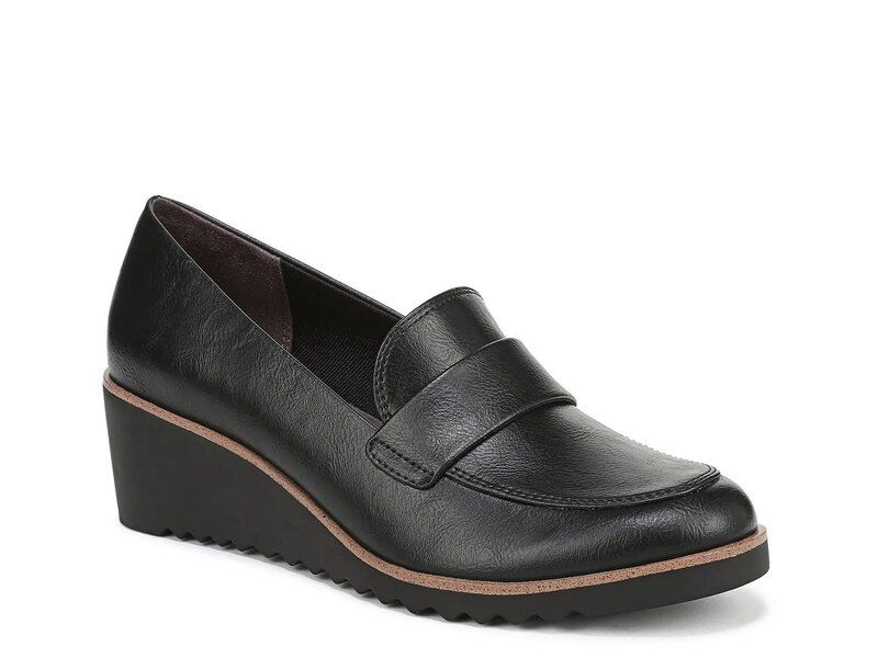 ライフストライド レディース シューズ スリッポン・ローファー LifeStride Zed Wedge Loafer Black ブラック