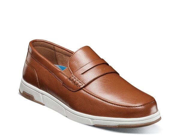 ノンブッシュ メンズ シューズ スリッポン・ローファー Nunn Bush Luca Penny Loafer Cognac