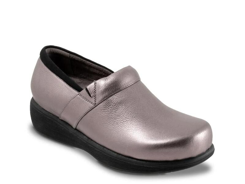 ソフトウォーク レディース シューズ サンダル Softwalk Meredith Sport Work Clogrey グレー