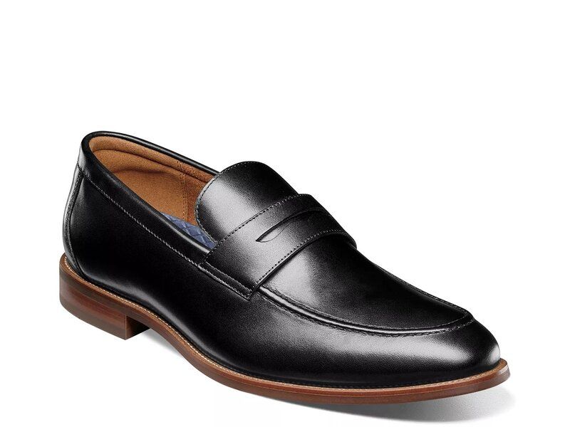 フローシャイム メンズ シューズ スリッポン・ローファー Florsheim Rucci Penny Loafer Black ブラック
