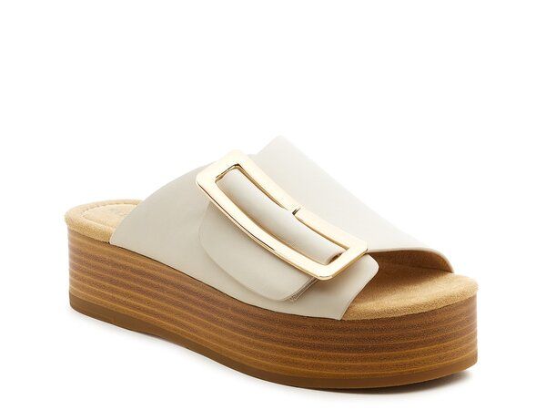 ケルシーダッガー レディース シューズ サンダル プラットフォーム Kelsi Dagger Brooklyn Dover Platform Sandal Off White Leather オフホワイト