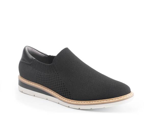 ミートゥー レディース シューズ スリッポン・ローファー Me Too Andie Wedge SlipOn Black ブラック