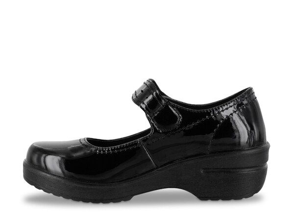 イージーストリート レディース シューズ スリッポン・ローファー Easy Works by Easy Street Letsee Mary Jane Work Shoe Black Patent ブラック