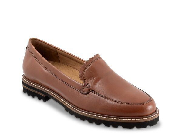 トロッターズ レディース シューズ スリッポン・ローファー Trotters Fayth Loafer Cognac