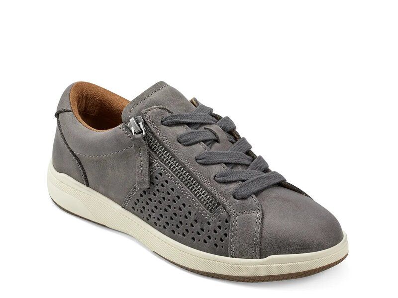 アース レディース シューズ スニーカー Earth Netta Sneaker Grey Leather グレー