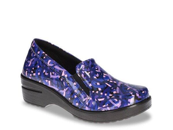イージーストリート レディース シューズ スリッポン・ローファー Easy Works by Easy Street Leeza SlipOn PurpleMulticolor Prints パープル