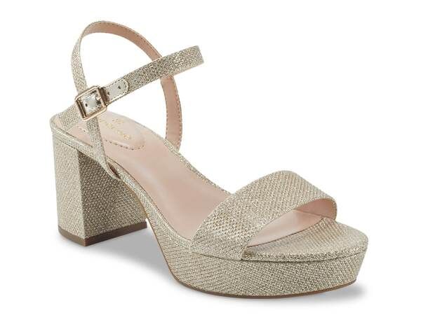 バンドリーノ レディース シューズ サンダル Bandolino Pennie 2 Sandal Gold Metallic ゴールド