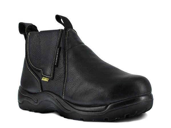 フローシャイム メンズ シューズ ブーツ・レインブーツ Tシャツ ブーツ Florsheim Hercules Steel Toe Work Boot Black ブラック