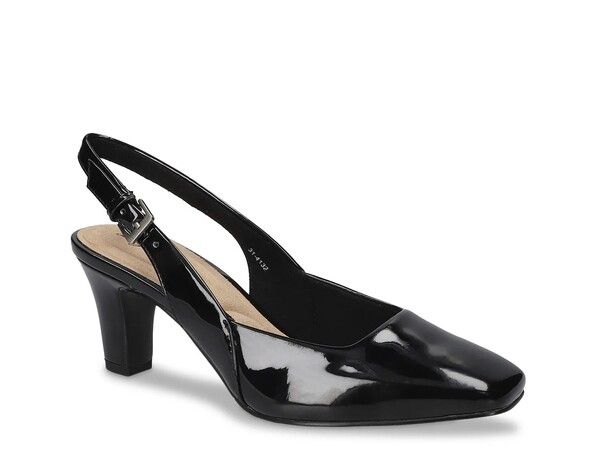 イージーストリート レディース シューズ パンプス Easy Street Ritsa Pump Patent Black ブラック
