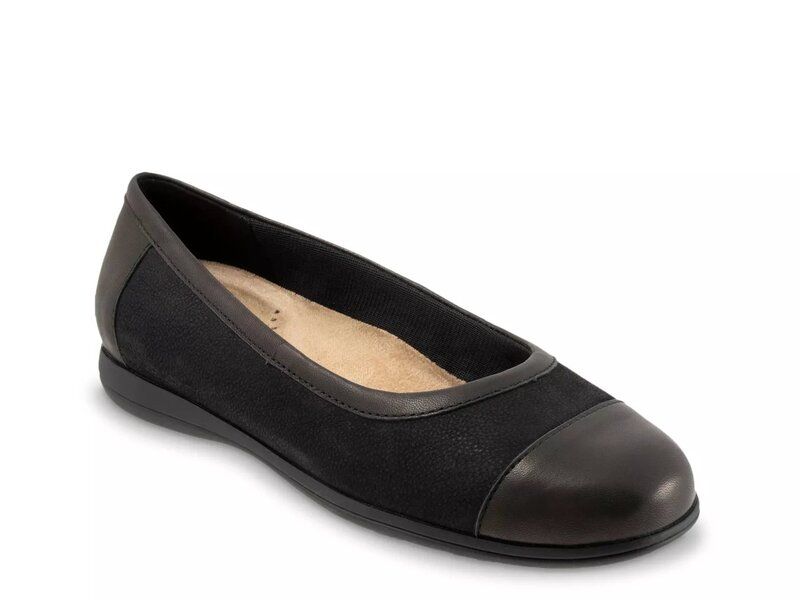 トロッターズ レディース シューズ パンプス Trotters Delmara Ballet Flat Black ブラック