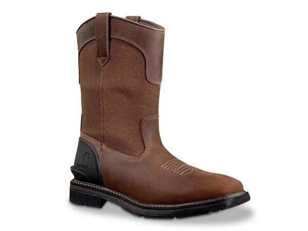 カーハート メンズ シューズ ブーツ・レインブーツ Tシャツ ブーツ Carhartt Montana 11 WaterResistant Steel Toe Work Boot Mens Dark Brown ブラウン