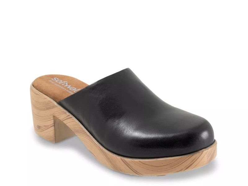 ソフトウォーク レディース シューズ サンダル Softwalk Felida Clog Black ブラック