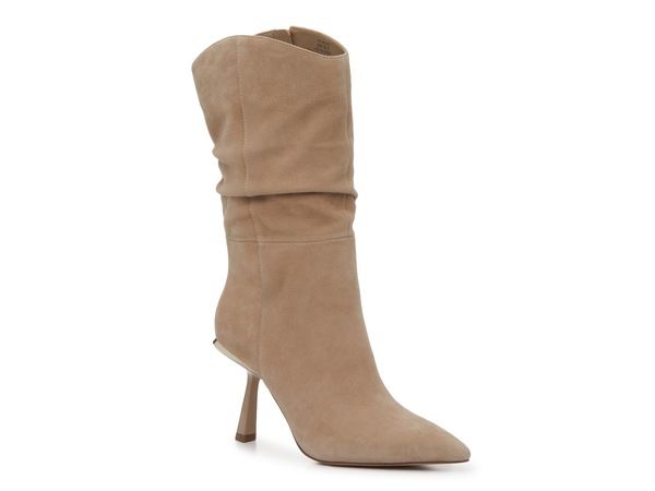 ヴィンスカムート レディース シューズ ブーツ・レインブーツ Vince Camuto Senimi Boot Tortilla Beige Suede ベージュ