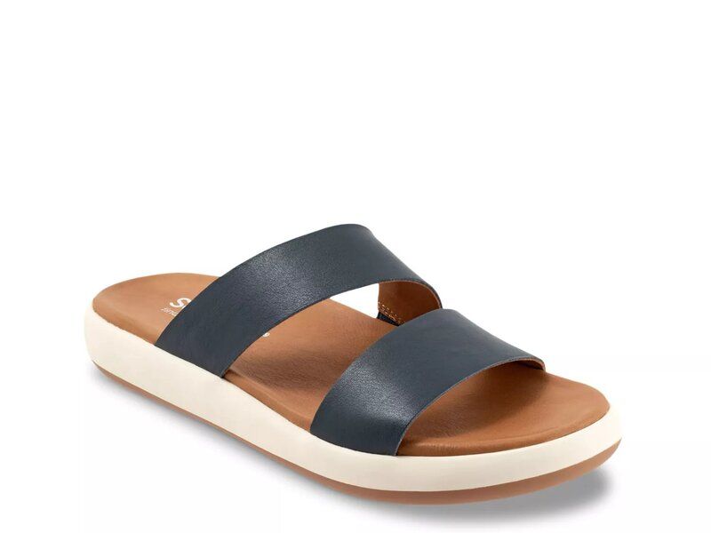 ソフトウォーク レディース シューズ サンダル Softwalk Jenna Sandal Navy ネイビー