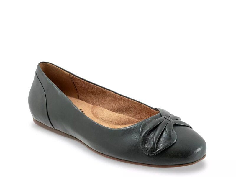 ソフトウォーク レディース シューズ パンプス Softwalk Sofia Ballet Flat Dark Green グリーン