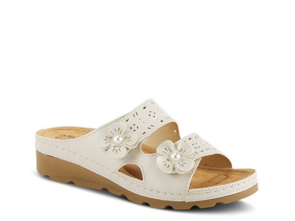 フレクサス レディース シューズ サンダル Flexus by Spring Step Pamola Wedge Sandal Taupe トープ