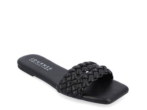ジュルネ コレクション レディース シューズ サンダル Journee Collection Sawyerr Sandal Black ブラック