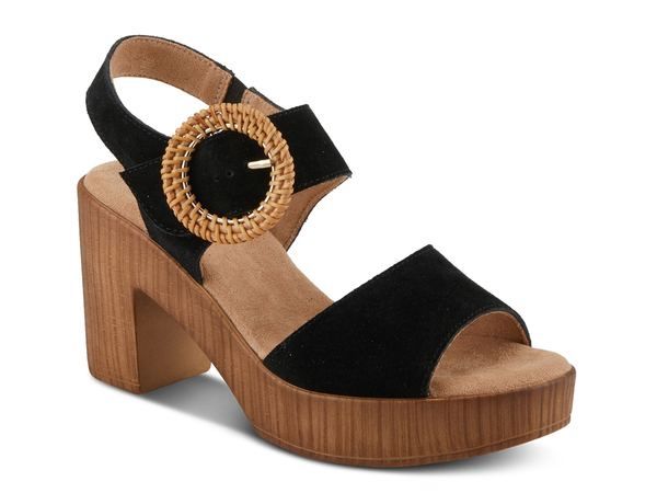 スプリングステップ レディース シューズ サンダル プラットフォーム Spring Step Gamona Platform Sandal Black ブラック