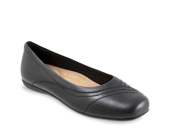 トロッターズ レディース シューズ パンプス Trotters Sasha Flat Black ブラック