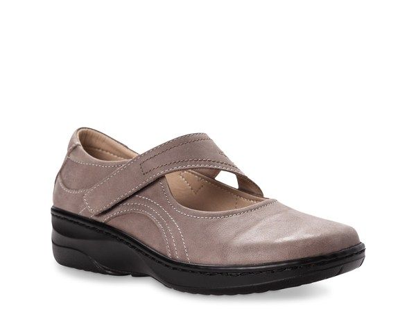 プロペット レディース シューズ スリッポン・ローファー Propet Golda Mary Jane SlipOn Taupe トープ