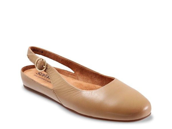 ソフトウォーク レディース シューズ パンプス Softwalk Sandy Flat Light Brown ブラウン