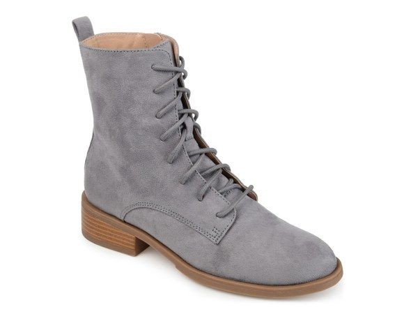 ジュルネ コレクション レディース シューズ ブーツ・レインブーツ Journee Collection Vienna Combat Boot Grey グレー