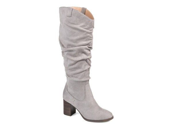 ジュルネ コレクション レディース シューズ ブーツ・レインブーツ Journee Collection Aneil Extra Wide Calf Boot Grey グレー
