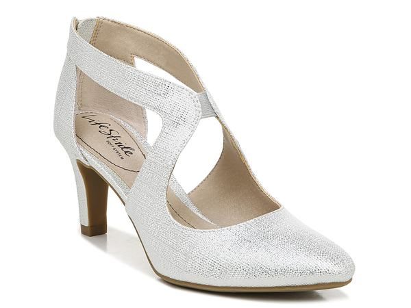 ライフストライド レディース シューズ パンプス LifeStride Giovanna 2 Pump Silver Metallic Synthetic シルバー